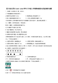 四川省自贡市2025--2026学年八年级上学期物理期末质量调研试题-自定义类型