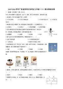 2025-2026学年广东省深圳市光明区九年级(上)期末物理试卷-自定义类型