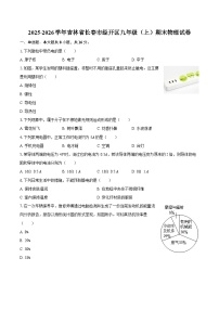 2025-2026学年吉林省长春市经开区九年级(上)期末物理试卷-自定义类型