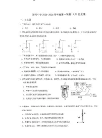 2025北京潞河中学初三上10月月考物理试卷