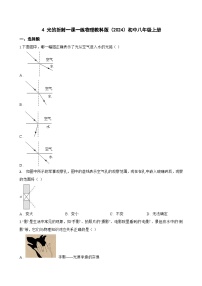 物理八年级上册（2024）光的折射课堂检测