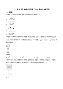 沪粤版（2024）八年级下册（2024）浮力课时训练