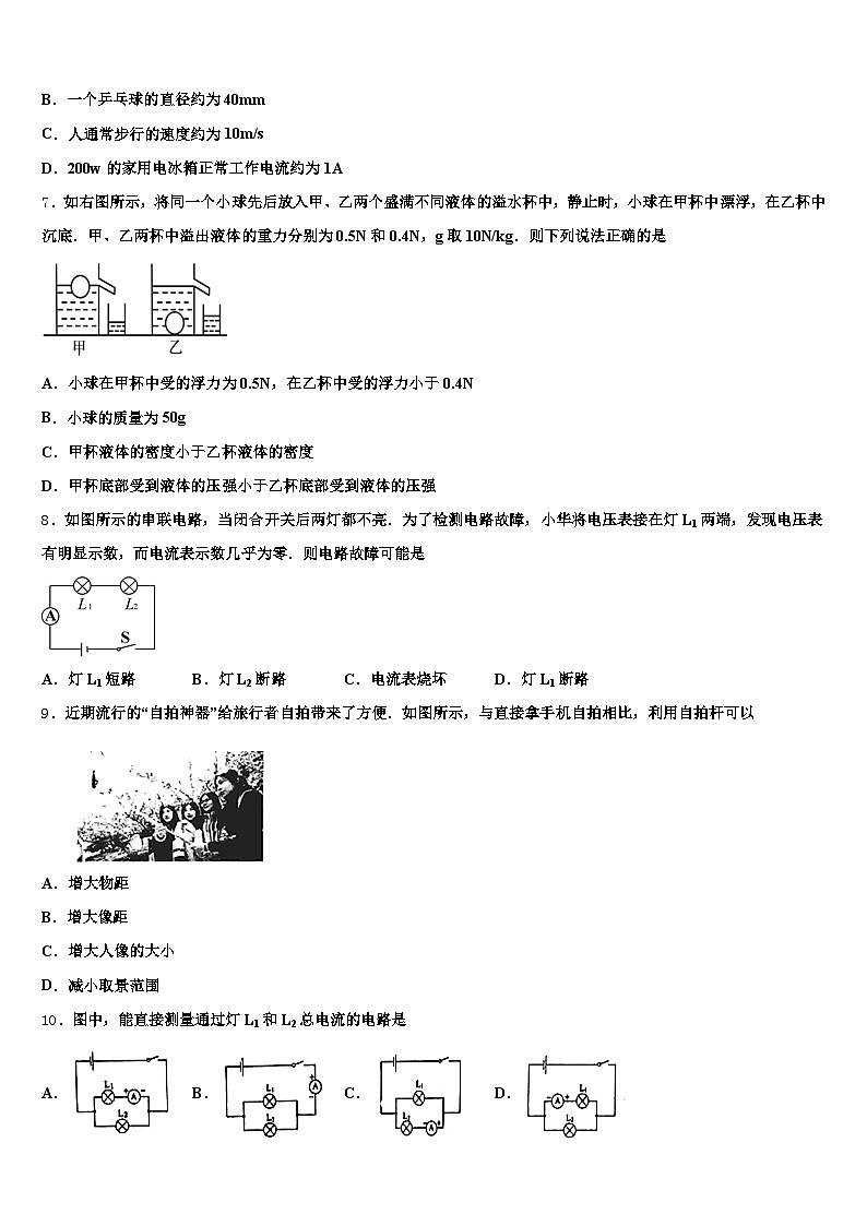 2026年云南省昭通市中考押题物理预测卷(含答案解析)第2页