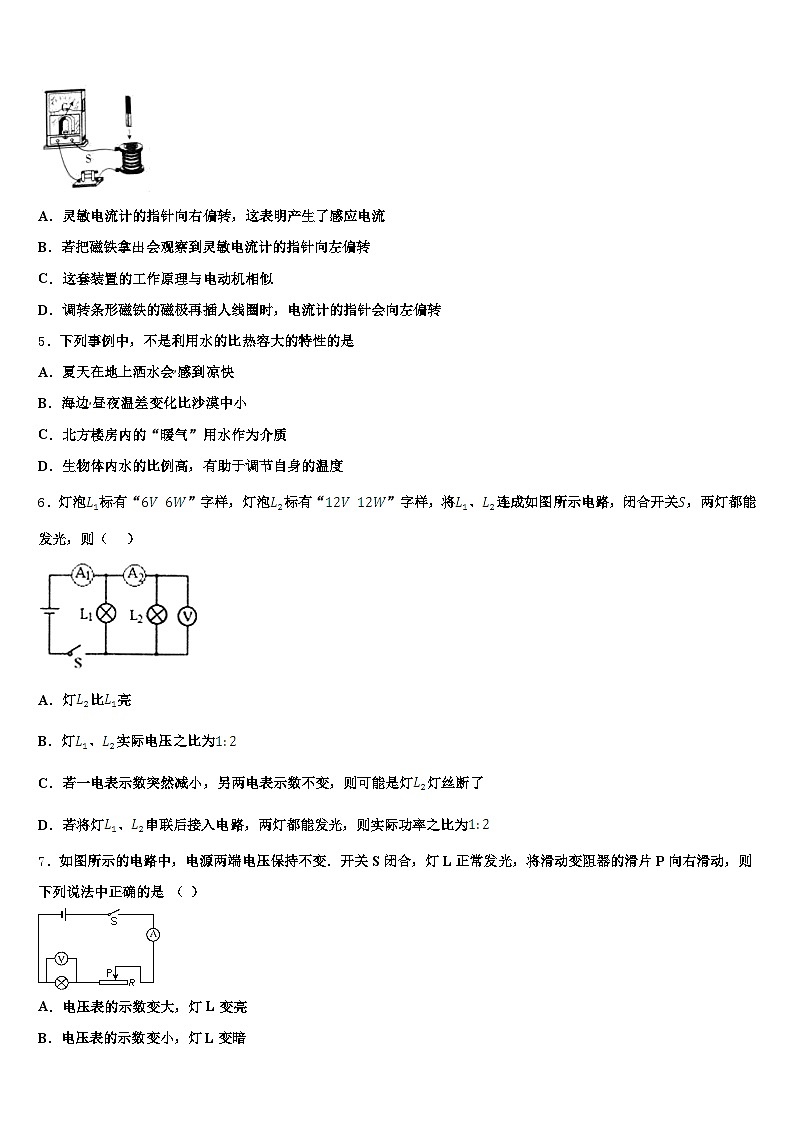 河北省廊坊市2026年中考物理模拟预测试卷(含答案解析)第2页