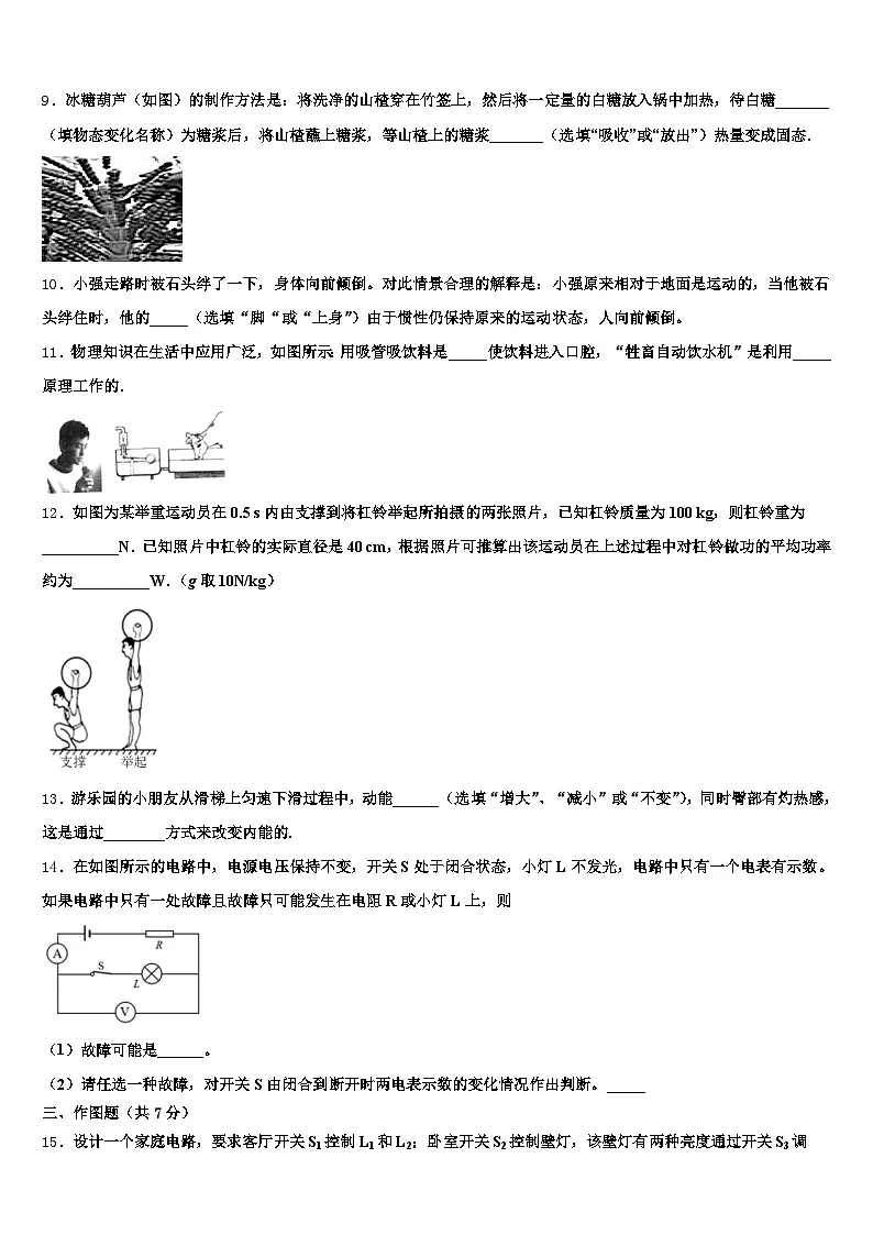 新疆维吾尔自治区哈密市2026年中考物理模拟试题(含答案解析)第3页