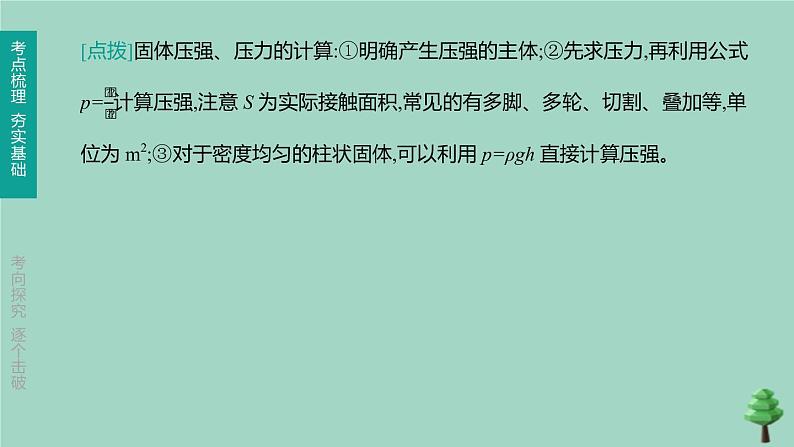 (山西专版)2020中考物理复习方案第一篇教材梳理第07课时压强课件07