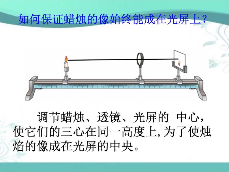 苏科物理八年级上册第四章3凸透镜成像的规律(共25张PPT)07