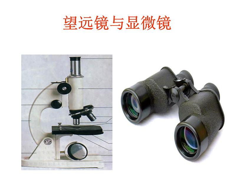 苏科物理八年级上册第四章5 望远镜与显微镜(共28张PPT)第1页