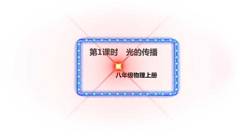 第四章 第一节 光的反射 第1课时 光的传播—2020年秋季(学)沪科版八年级物理上册作业课件(共26张PPT)第1页
