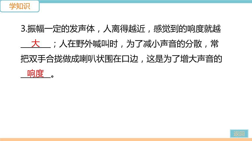 第三單元  第2節(jié)  第1課時(shí) 響度、音調(diào)、音色 練習(xí)課件第6頁(yè)