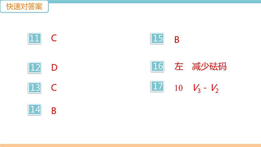 第五單元  第2節(jié) 學(xué)習(xí)使用天平和量筒 練習(xí)課件第3頁(yè)