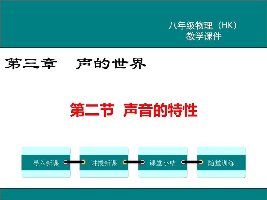 3.2《聲音的特性》課件第1頁