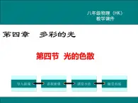 沪科版物理八年级上册：4.4《光的色散》课件