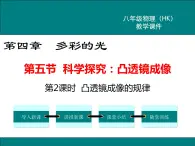 沪科版物理八年级上册：4.5.2《科学探究：凸透镜成像（第2课时）》课件