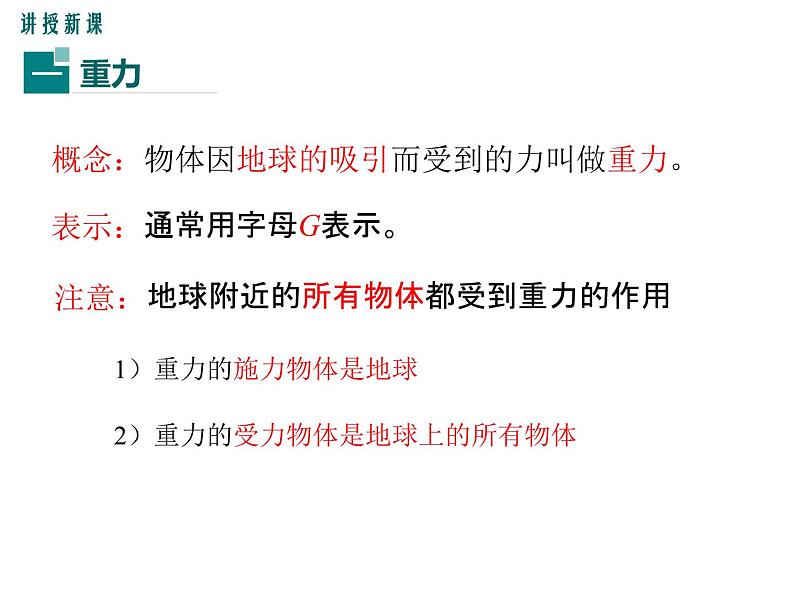 沪科版物理八年级上册:6.4《来自地球的力》课件04