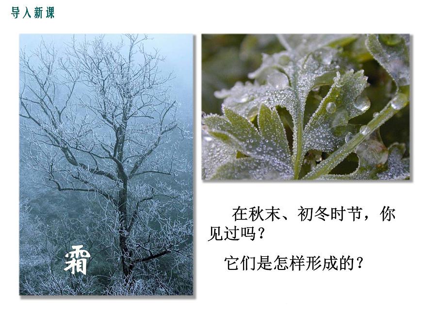 4.4 升華和凝華 課件第7頁