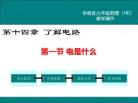 沪科版物理九年级：14.1  电是什么 课件