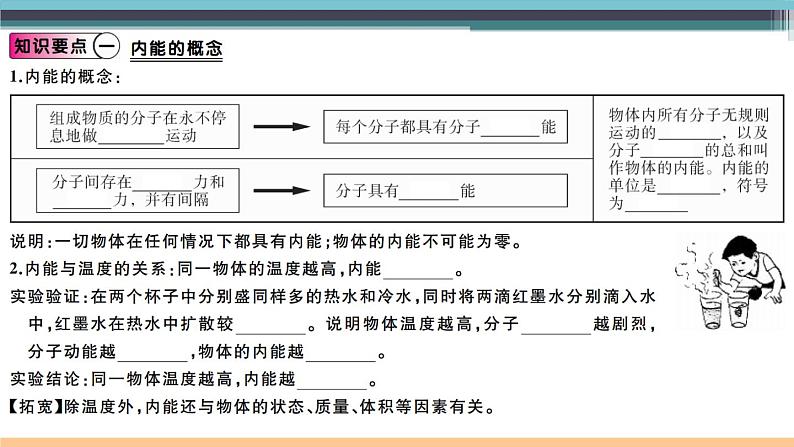 13.1 物体的内能 练习课件第2页