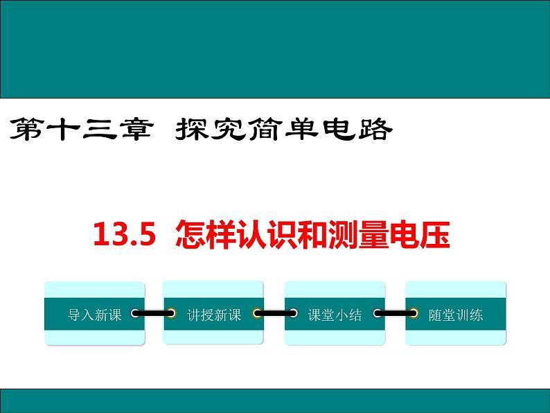 13.5 怎样认识和测量电压 课件01
