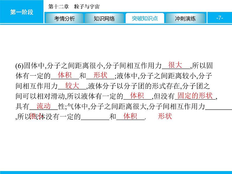 2020届中考物理总复习课件:第十二章 粒子与宇宙 (共31张PPT)07