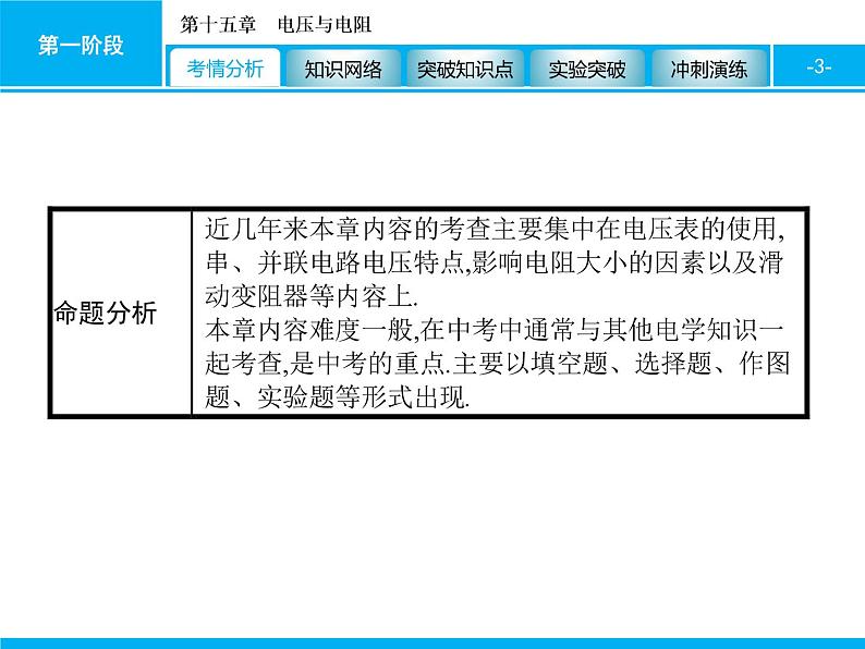 2020届中考物理总复习课件:第十五章 电压与电阻 (共65张PPT)03