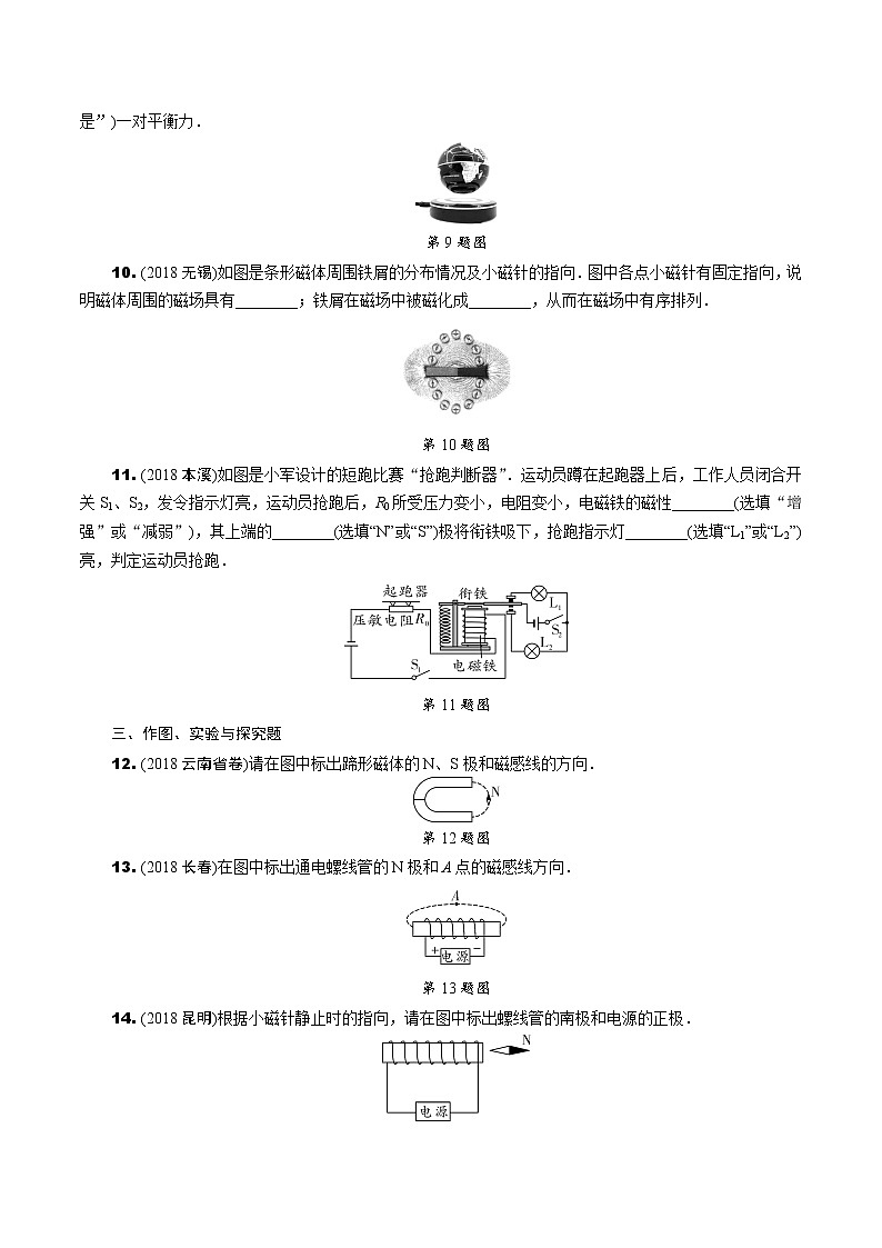 中考复习真题汇编专项复习 电与磁(有详解答案)03
