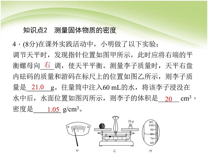 6.3 測量物質(zhì)的密度 PPT課件第6頁