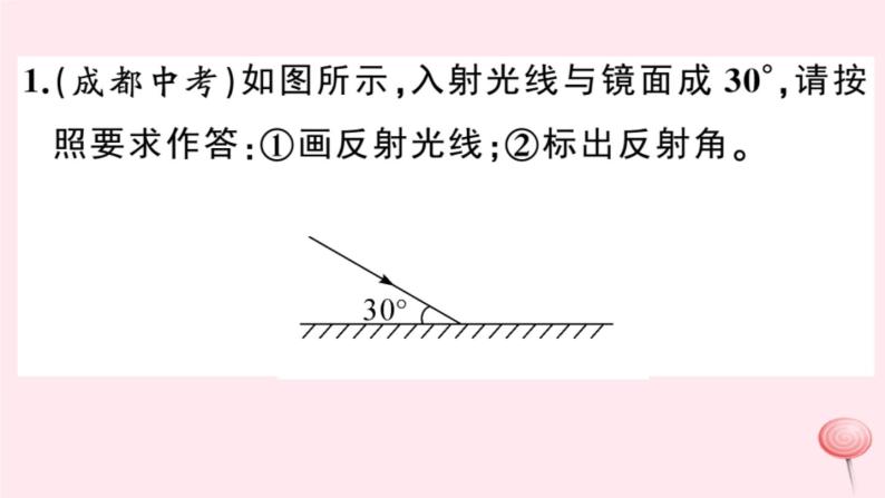 2019秋八年级物理上册专题二光学作图习题课件（新版）粤教沪版02