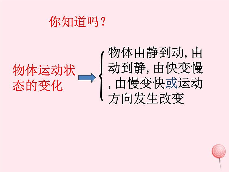 八年级物理下册8-3力改变物体的运动状态课件2(新版)教科版05