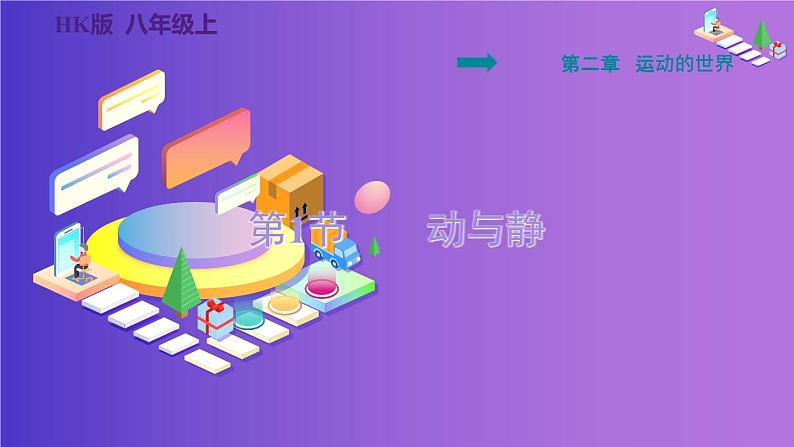 八年级全物理课件2-1 动与静_沪科版第1页