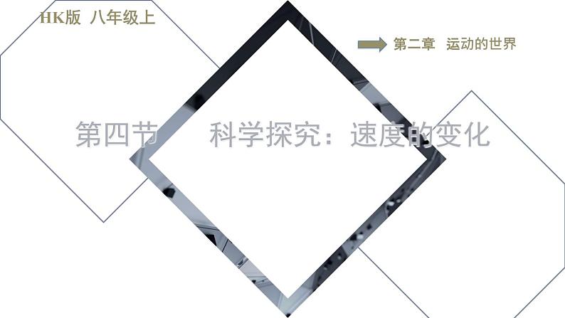 八年级全物理课件2-4科学探究:速度的变化_沪科版第1页