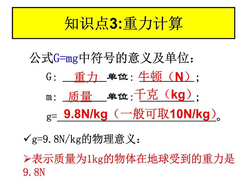 人教版八年级物理下册 7.3_重力课件07