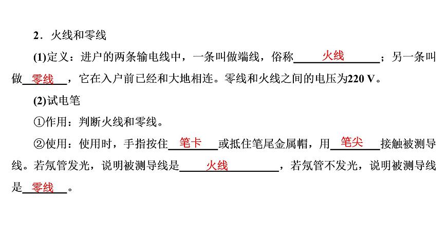 2021年春人教版物理中考專題復(fù)習(xí)課件《生活用電》（共30張PPT）第4頁