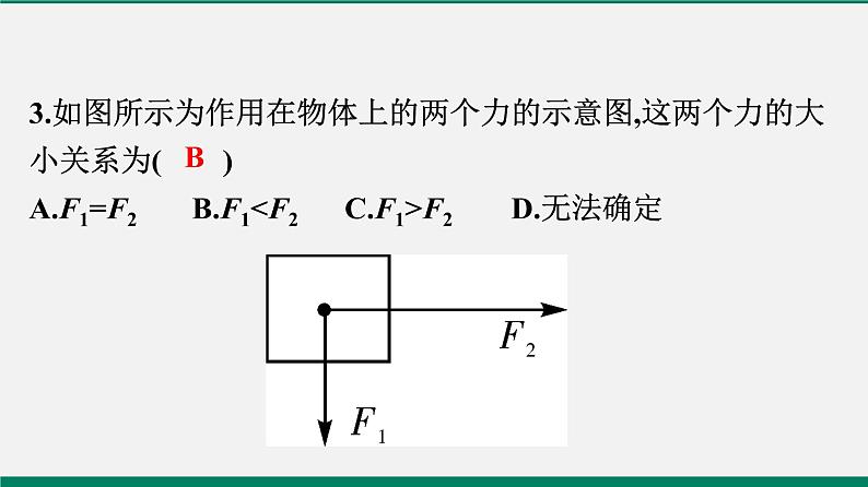 沪粤版八年物理下册课时作业 6.2 怎样测量和表示力第4页