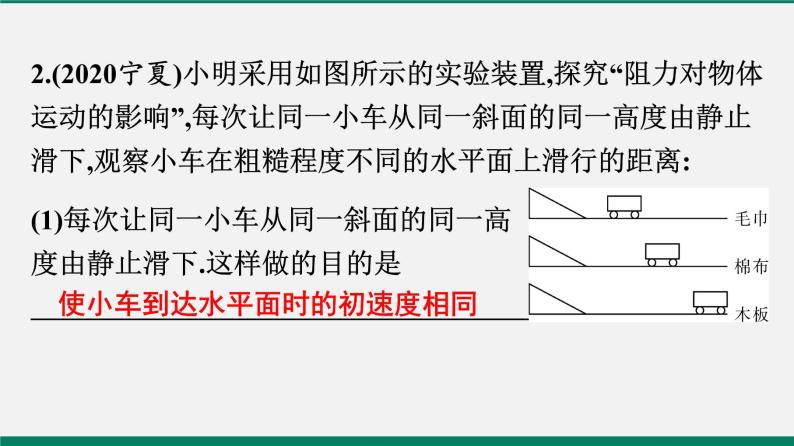 沪粤版八年级物理下册 专题二　实验题06