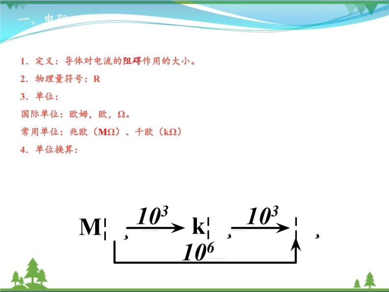【精品】新人教版  九年级物理全册16.3电阻  课件03