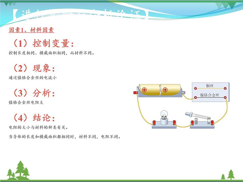 【精品】新人教版 九年级物理全册16.3电阻 课件第7页