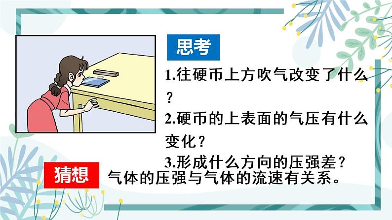 人教版八年级物理下册 第九章 第4节 流体压强与流速的关系 课件06