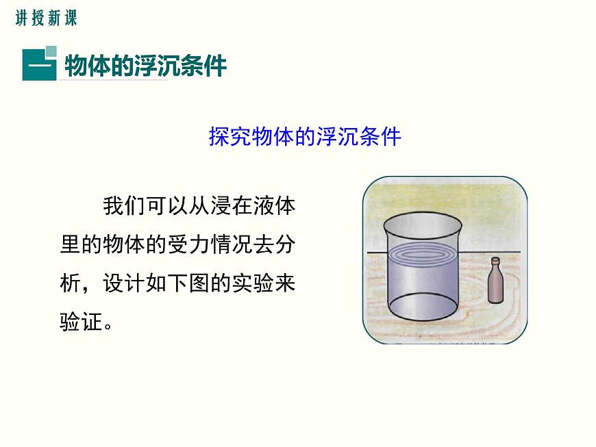 人教版八年級物理下冊：第十章 浮力 10.3 第1課時 物體的沉浮條件 課件第4頁