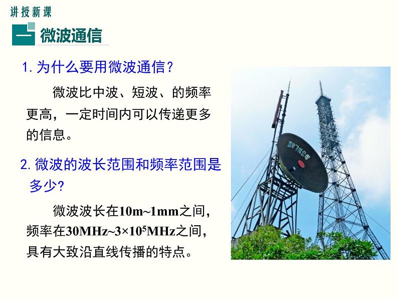 人教版初中物理九年级 第二十一章 第4节 越来越宽的信息之路第5页
