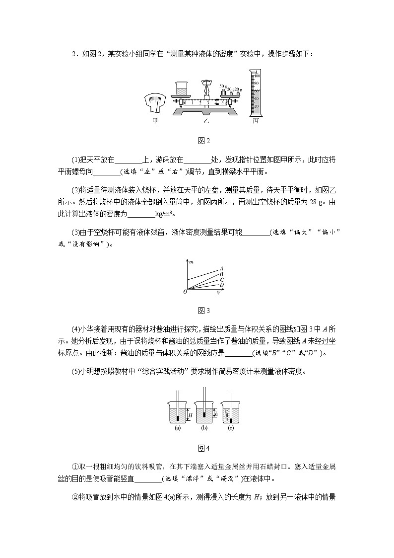 2021中考物理专题复习课件 第2部分 专题突破 专题七 类型1~7实验探究题(含答案)第2页