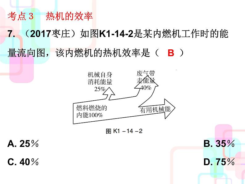 2018春广东中考必备人教版物理课件:第一部分教材梳理 第十四章内能的利用 (共16张PPT)08