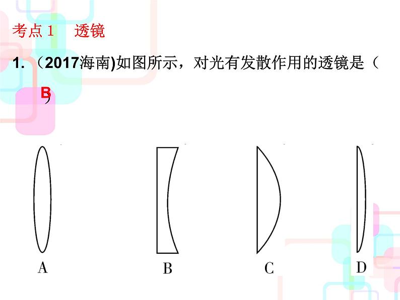 2018春广东中考必备人教版物理课件:第一部分教材梳理 第五章透镜及其应用 (共22张PPT)02