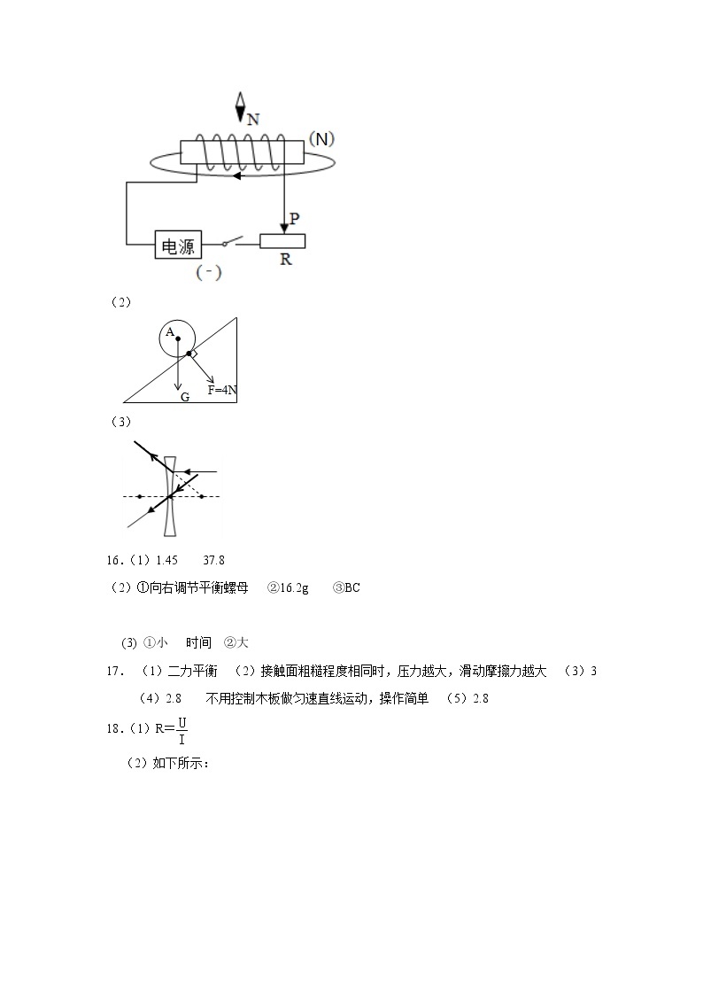 2021年广东中考物理考前信息模拟卷（二）（含答案)02