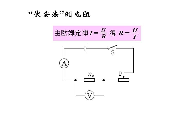 人教版九年级物理《电阻的测量》优课一等奖课件01