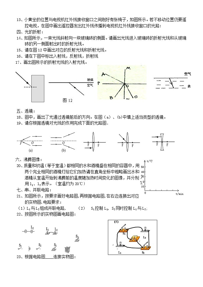 中考复习物理作图专题归类02
