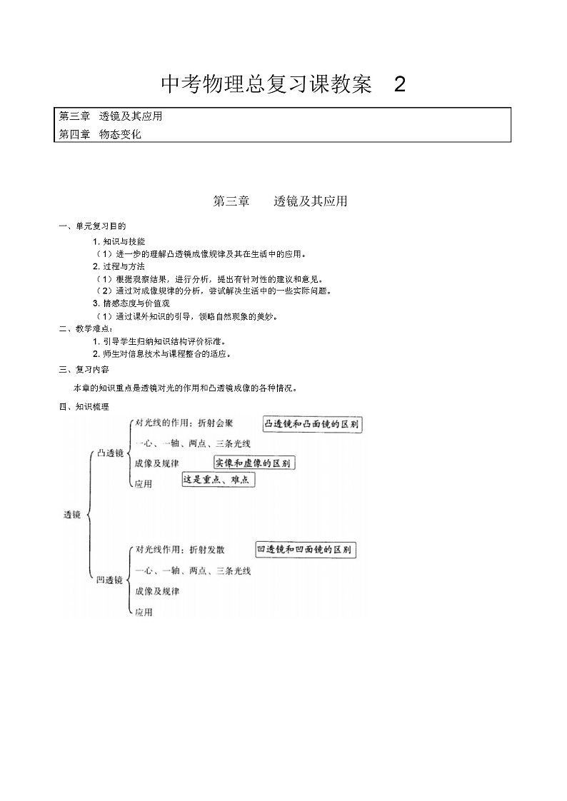中考物理总复习课教案(02)第1页
