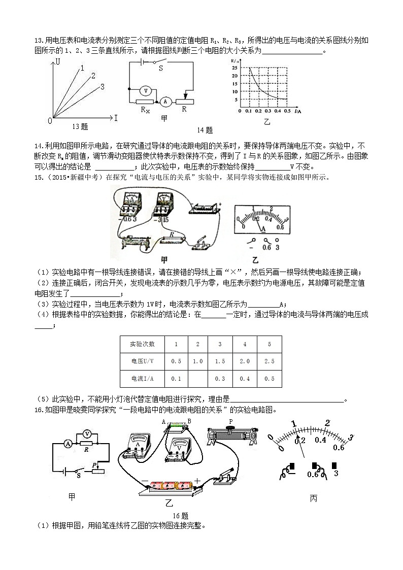 歐姆定律  鞏固練習(xí)第2頁(yè)