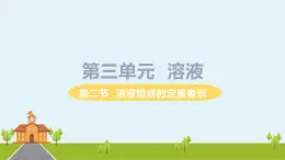 鲁教版化学九年级上册 3.2《溶液组成的定量表示》PPT课件