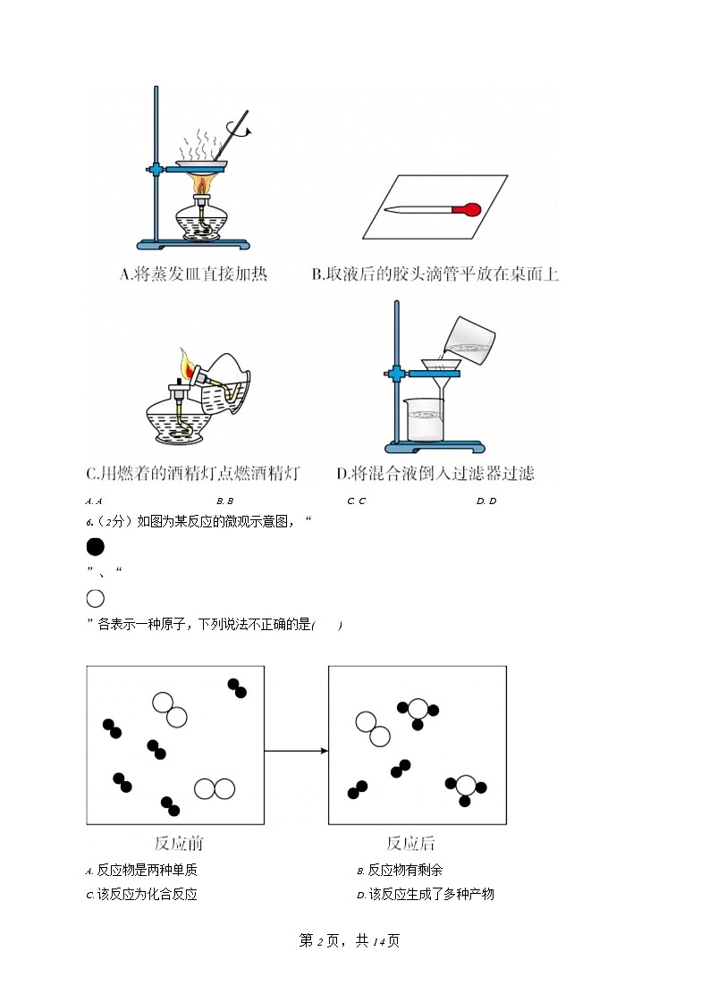 2019年廣東省廣州市中考化學試卷第2頁